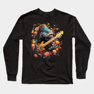 Oarfish Playing Guitar Long Sleeve T-Shirt